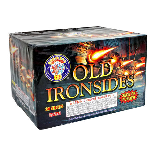 Old Ironsides Firework Cake
