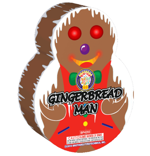 Gingerbread Man Firework Fountain