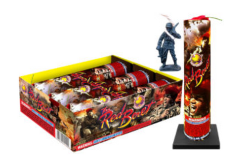 The Red Beret Firework Parachute
