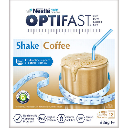 Optifast VLCD Coffee Shakes online in Australia at Blooms The Chemist