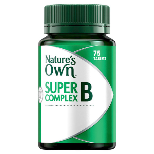 Nature's Own Super B Complex 75 Tablets at Blooms The Chemist