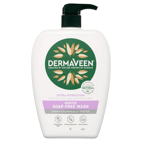 DermaVeen 1L Soap Free Wash online at Blooms The Chemist