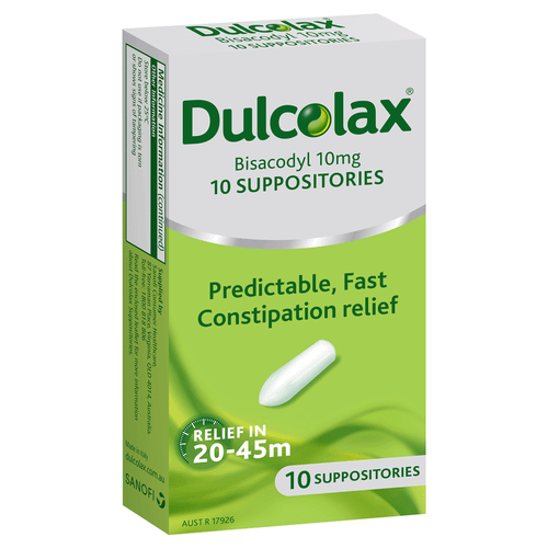 Dulcolax Suppository For Adults online at Blooms The Chemist