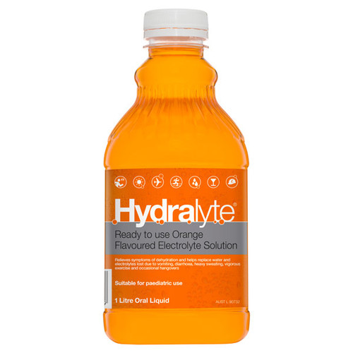 Hydralyte Orange in Australia at Blooms the Chemist