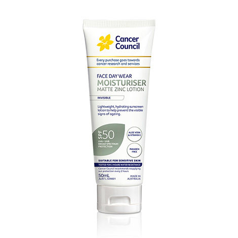 Cancer Council SP50 Face Sunscreen in Australia at Blooms the Chemist
