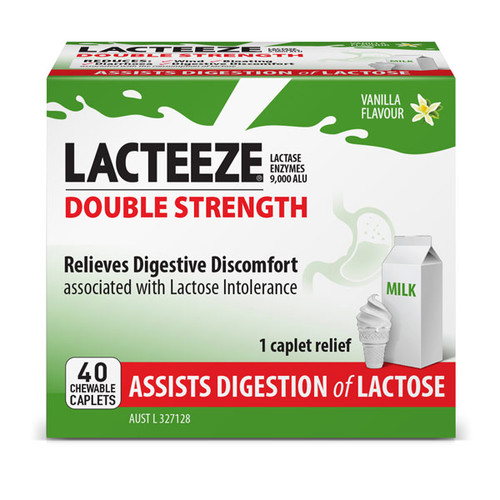 Lacteeze Double Strength Caplets by Blooms The Chemist