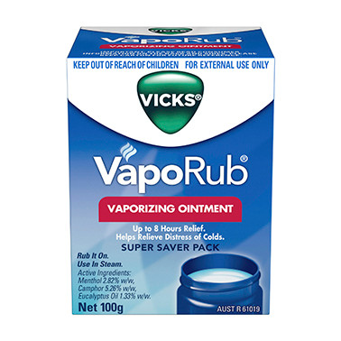 Vicks VapoRub Vaporizing Ointment 100g