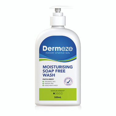 Dermeze Moistursing Soap Free Wash 500ml