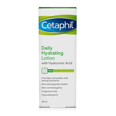 Cetaphil Face Daily Hydrating Lotion with Hyaluronic Acid 88ml at Blooms The Chemist