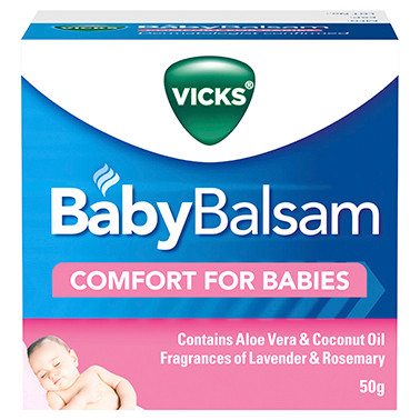 Vicks BabyBalsam Decongestant Rub 50g at Blooms The Chemist