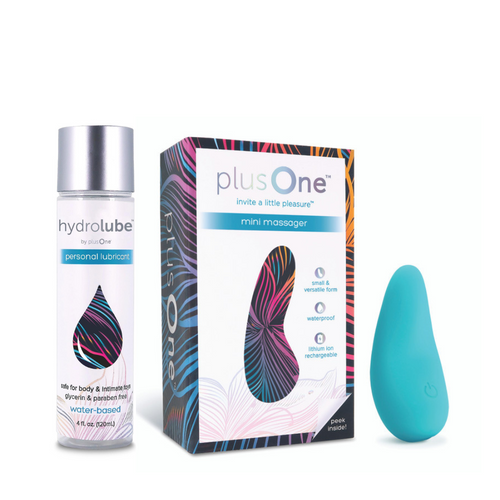 plusOne Mini Massager & Lubricant