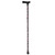 Folding Walking Stick - Rose Design