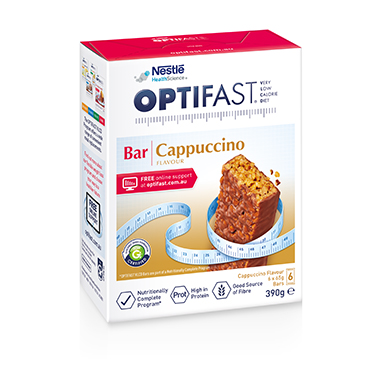 Optifast VLCD Cappuccino Bar 65g - 6 Pack