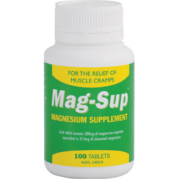 Mag-Sup Magnesium Supplement 500mg - 100 Tablets