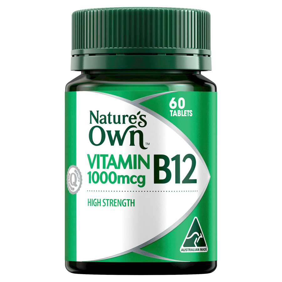 Nature's Own High Strength B12 1000mg - 60 Tablets