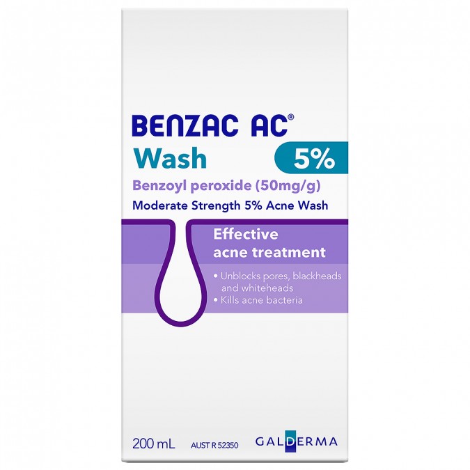 Benzac AC Wash 5.0% 200mL
