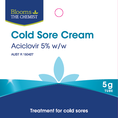 Blooms The Chemist Cold Sore Cream 5g