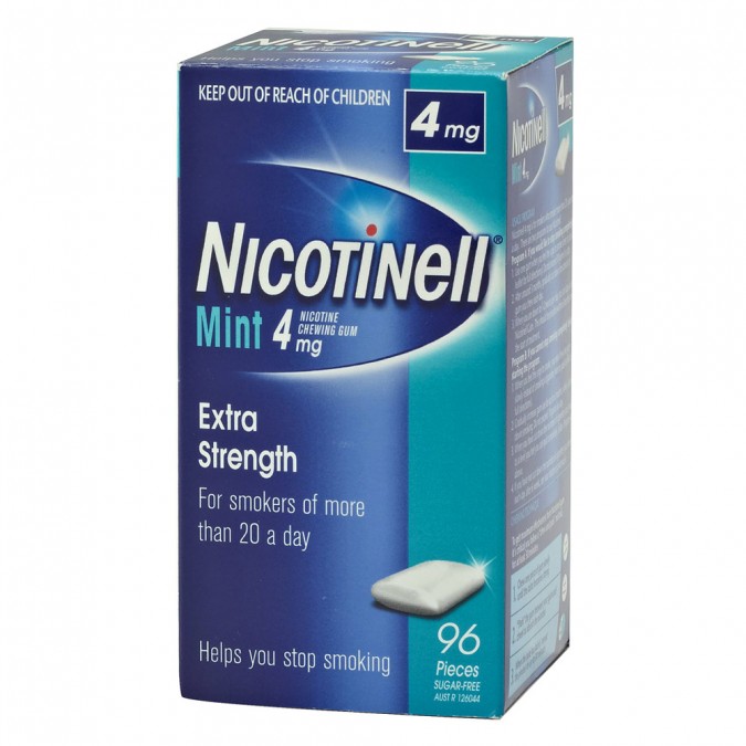 Nicotinell Mint Gum 4mg  - 96 Pack