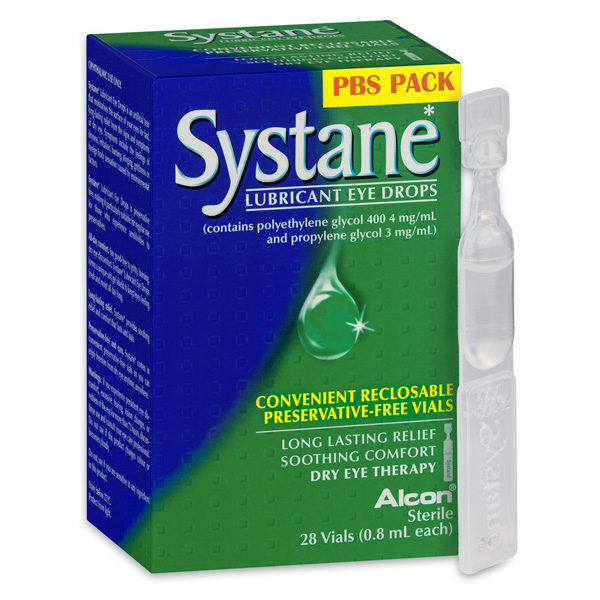 Systane Lubricant Eye Drops 0.8ml - 28 Vials
