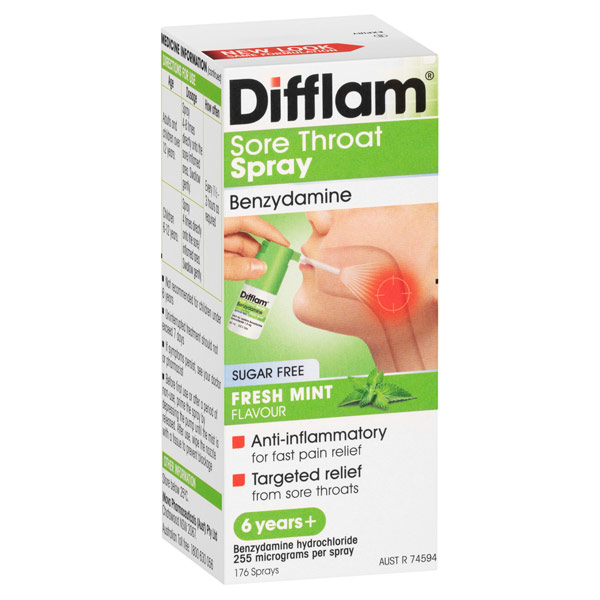 Difflam Sore Throat Spray 176 Sprays 30ml