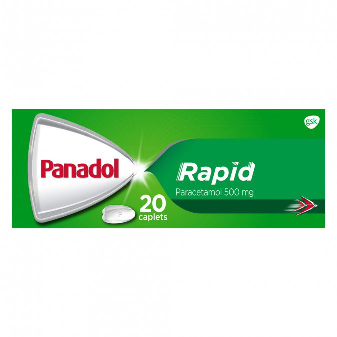 Panadol Rapid Paracetamol Pain Relief 500mg - 20 Caplets