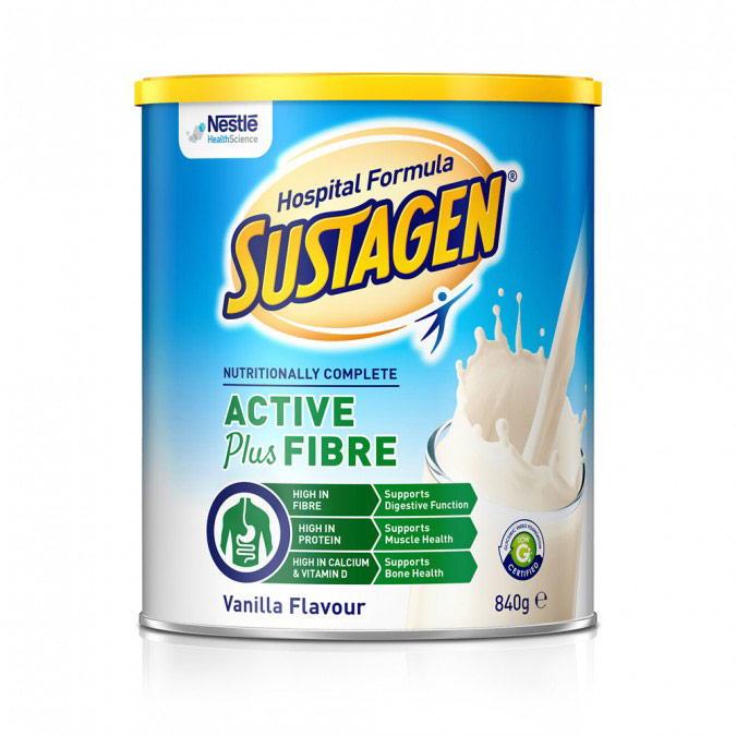 Sustagen Hospital Formula Active Plus Fibre Vanilla 840g