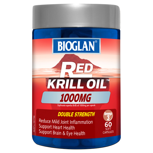 Bioglan Red Krill Oil 1000mg - 60 Capsules