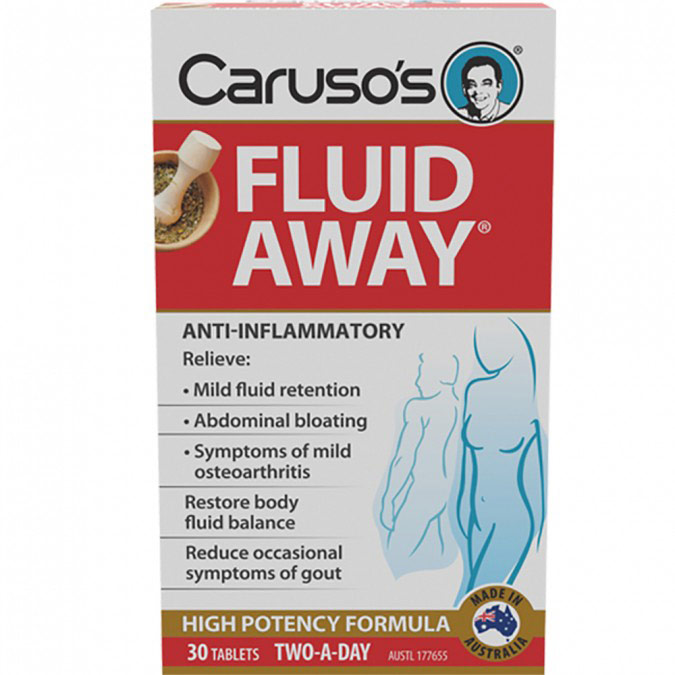 Carusos Fluid Away - 30 Tablets