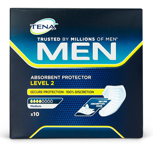 TENA Men Absorbent Protector Level 2 - 10 Pack