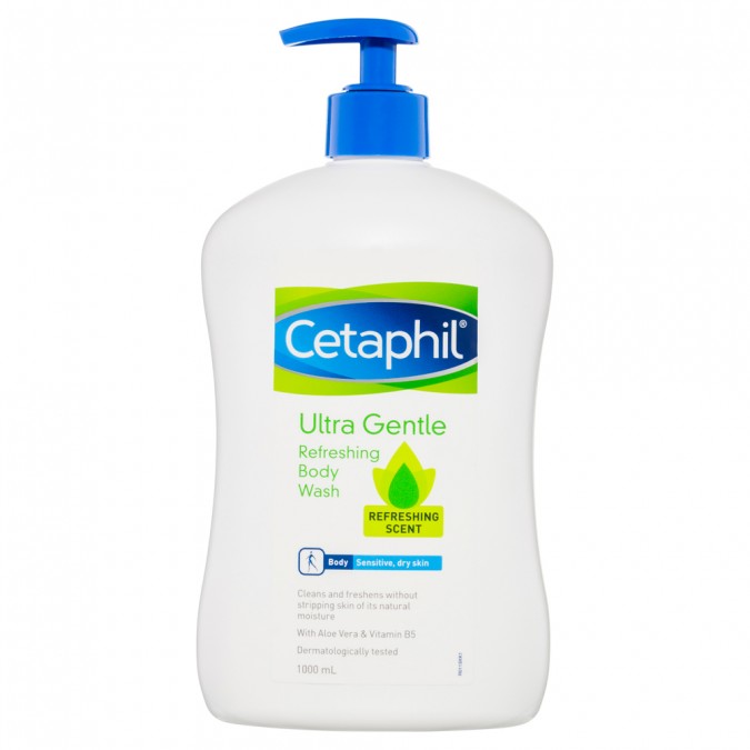 Cetaphil Ultra Gentle Refreshing Body Wash 1L