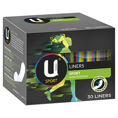 U by Kotex Sport Liners - 30 Pack