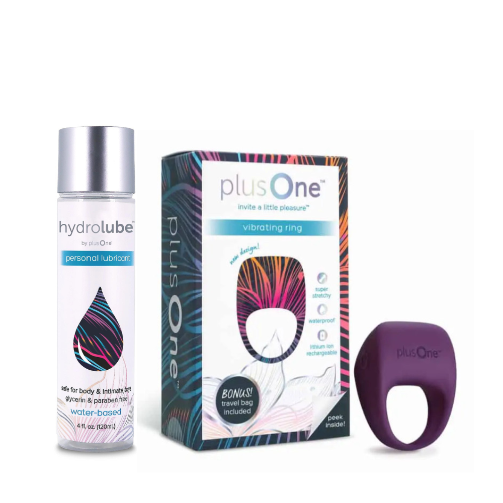plusOne Vibrating Ring & Lubricant