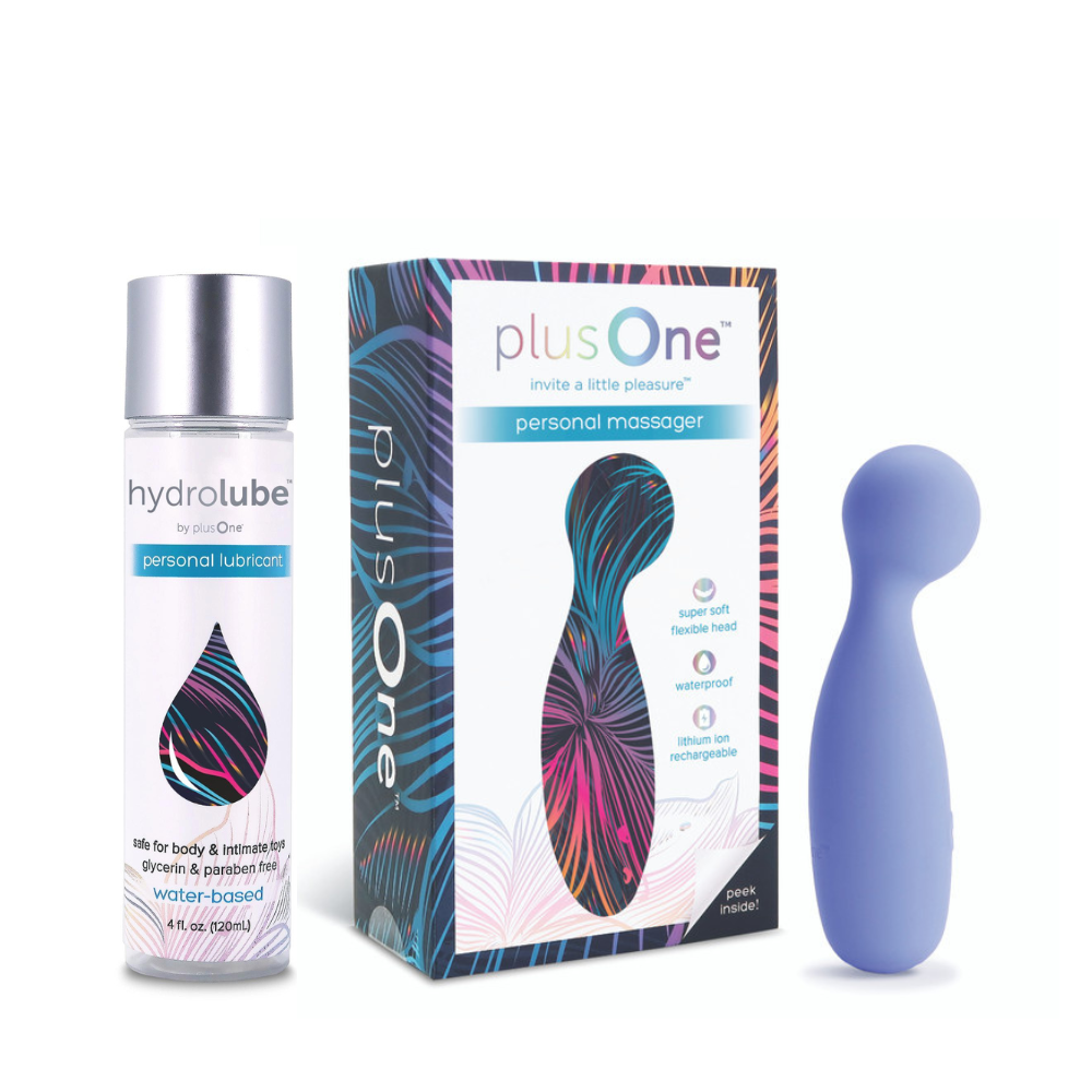 plusOne Personal Massager & Lubricant