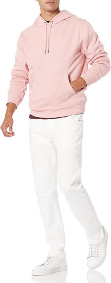 Amazon Essentials Men's Hooded Fleece Sweatshirt - Pink