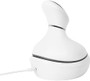 Amazon Basics Electric Scalp Massager with Four Massage Modes that Imitate Four-Finger Kneading, Charging Base Included, Portable and Easy to Clean - White
