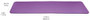 Amazon Basics 1/2-Inch Extra Thick Exercise Yoga Mat - Purple