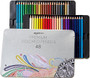 Amazon Basics Premium Colored Pencils, Soft Core, Set of 24, 48 or 72