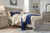 Burnished Light Grey Storage Bedroom Set
