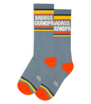 Badass Grandpa Unisex Athletic Socks