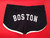 Boston Booty Shorts in navy with white trim - back