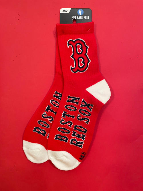 For Bare Feet Youth Boston Red Sox Mascot Socks