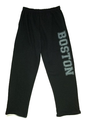 Boston Sweatpants in Gray with Pockets and Open Leg