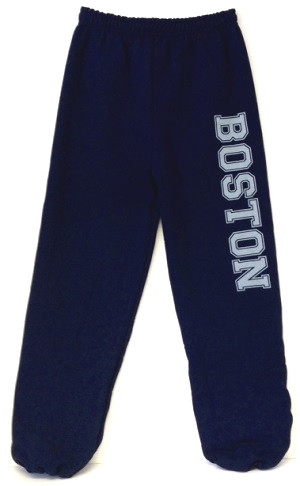 Boston Sweatpants in Gray with Pockets and Open Leg