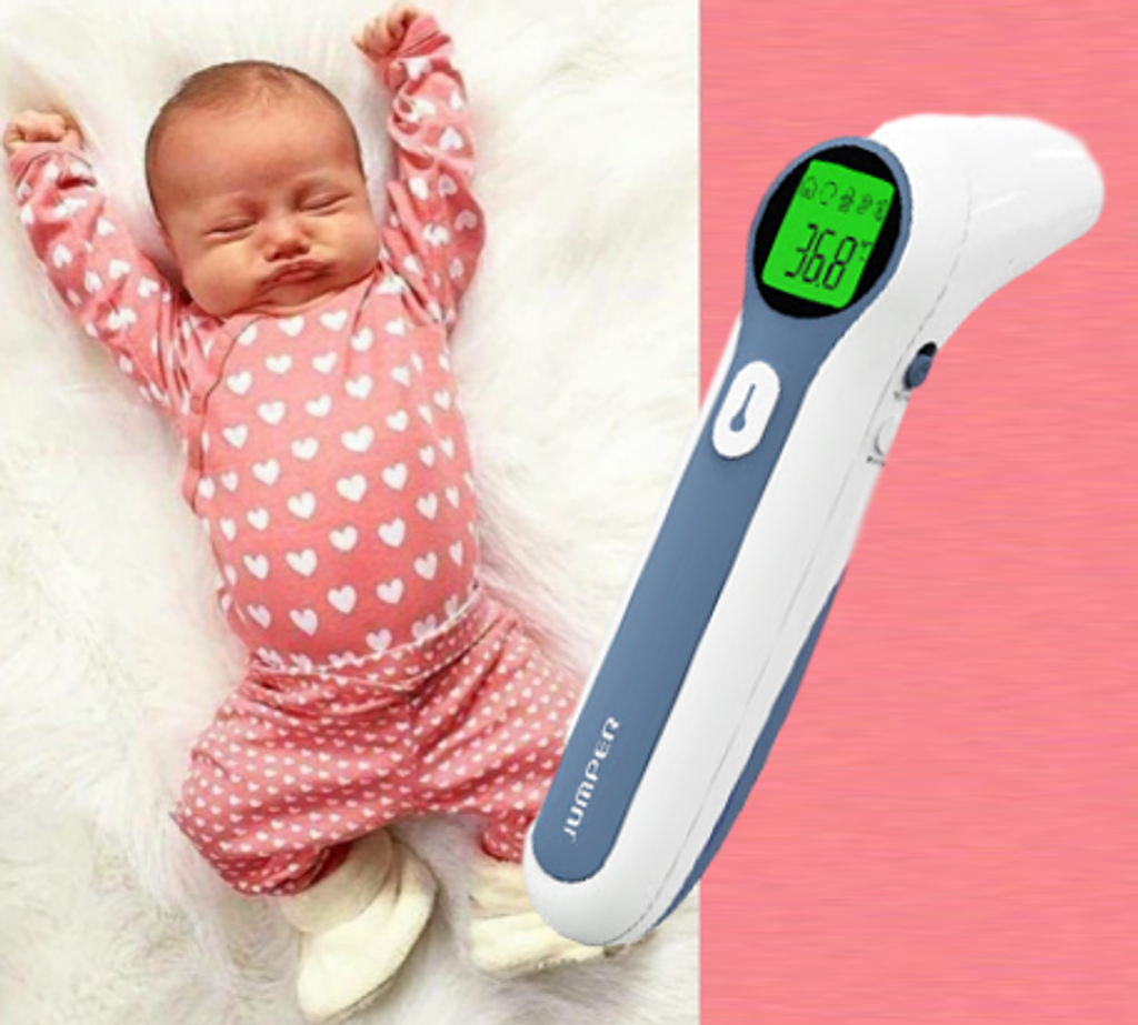 Infrared, non-contact, digital thermometer 