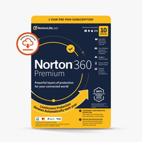 Norton premium 10 device package