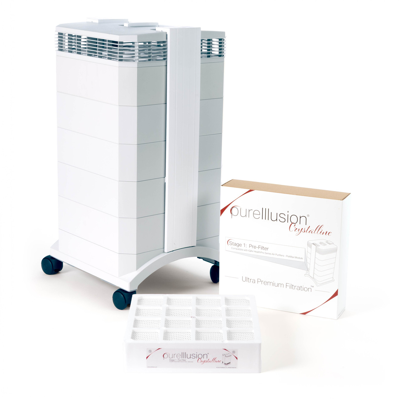 PureIllusion Crystalline Prefilter compatible with IQAir HealthPro