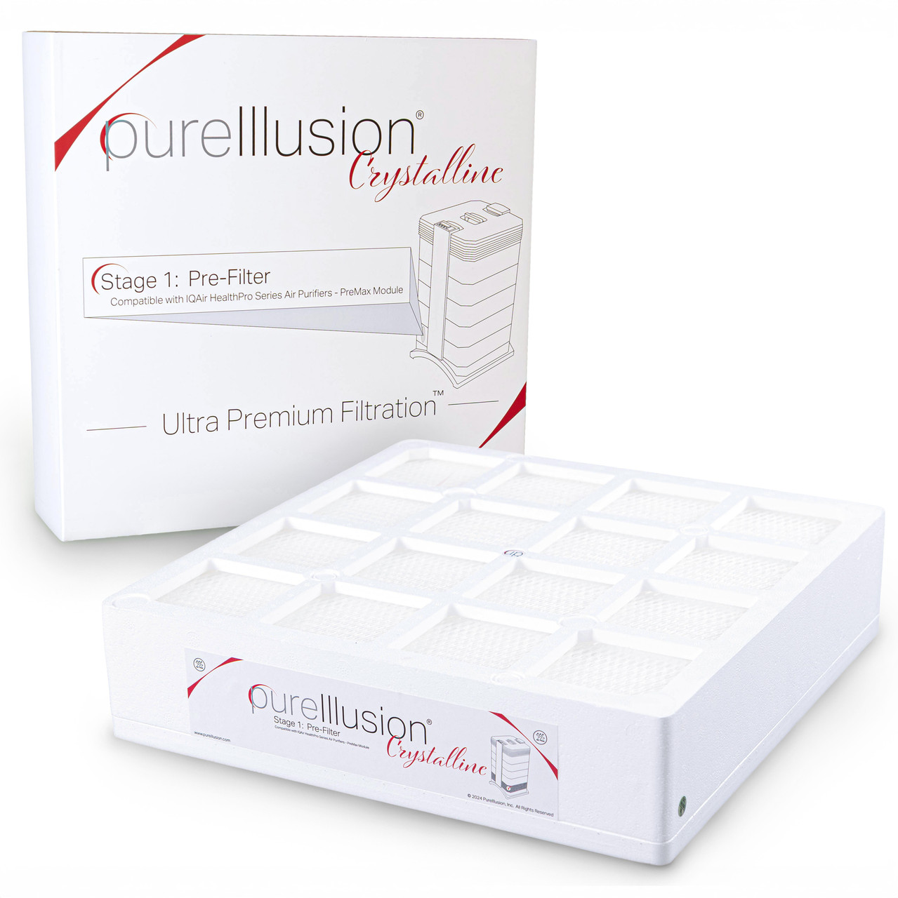 あいおい PureIllusion Crystalline Prefilter compatible with IQAir HealthPro