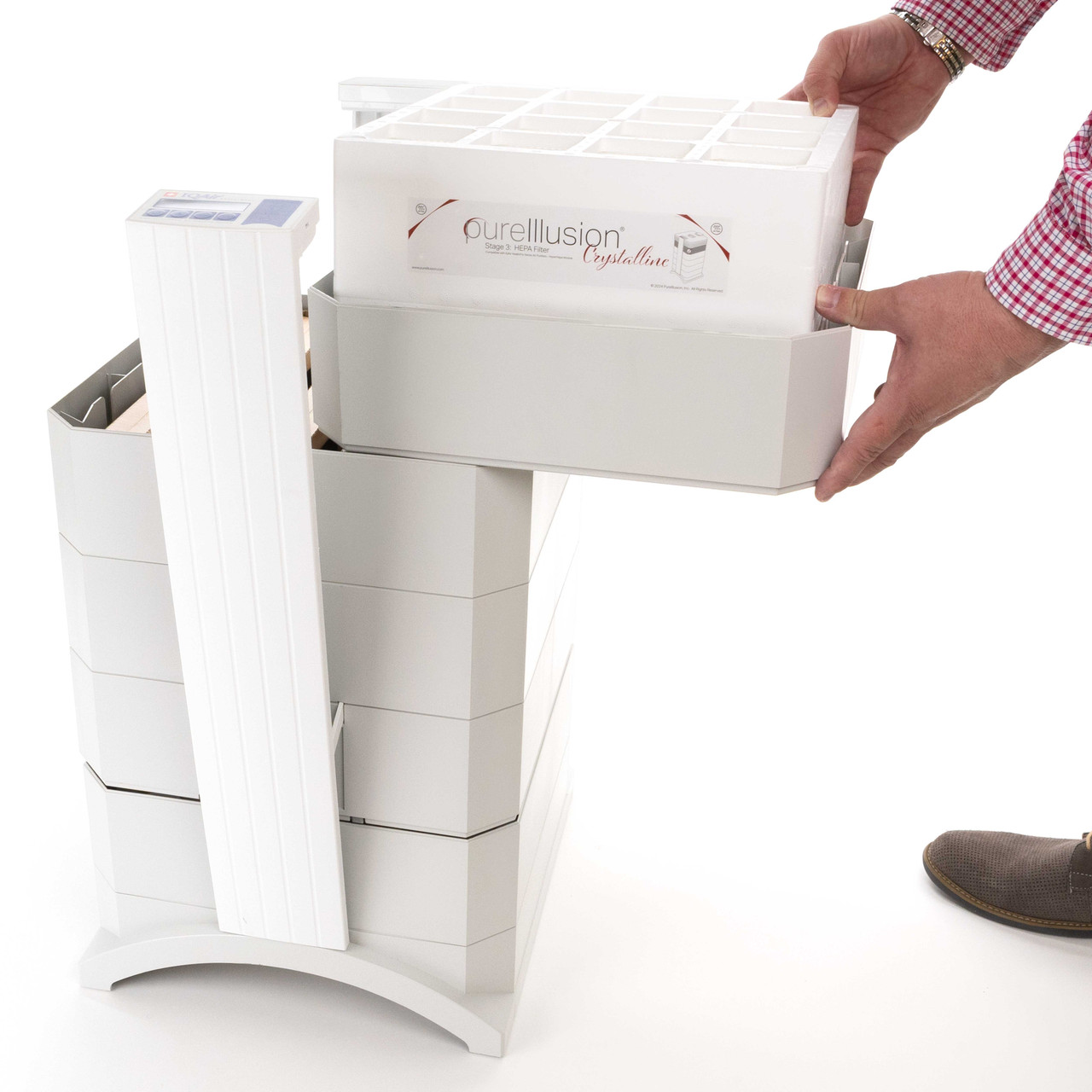 PureIllusion Crystalline Complete Filter Set compatible with IQAir HealthPro Series Purifiers