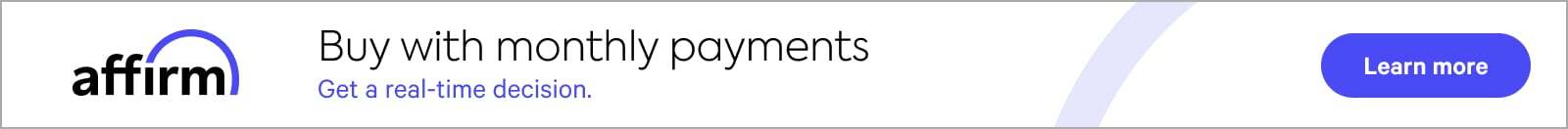 Affirm pay over time option for secure and flexible payments on PureIllusion