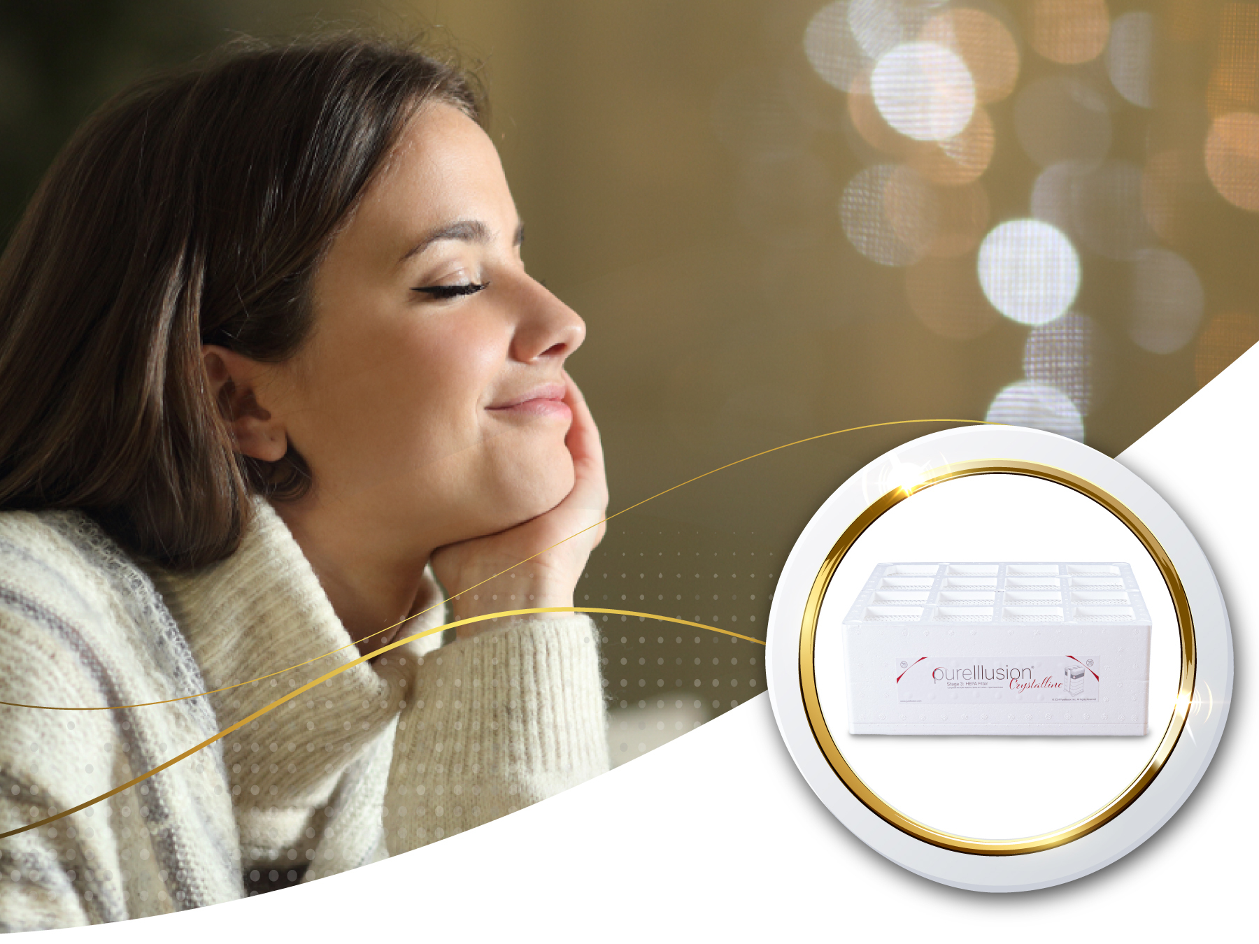 PureIllusion Crystalline HEPA Filter compatible with IQAir HealthPro, IQAir HealthPro Plus, and IQAir Health Pro Compact air purifiers, fits the IQAir HyperHEPA module, also fits IQ Air Hyper HEPA module.